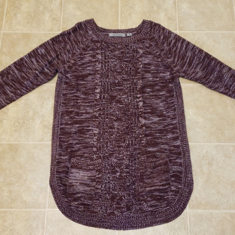 Jason Maxwell | Tunic Sweater | 3/4 Sleeves | M